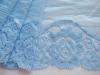 1m elastische Spitze in kräftigem baby-blau Fb0818 - 15cm