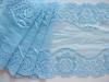 1m elastische Spitze in kräftigem baby-blau Fb0818 - 15cm