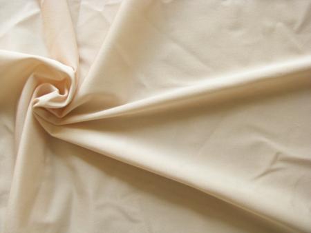 1m bi-elastischer Microfaser "Eurojersey" aus Italien in hell-beige Fb0097 - 50cm
