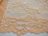 1m elastische Spitze in hellem mandarin/melba Fb0134 - 16,5cm