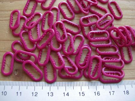 8 Stk Versteller/statt Ringe in brombeer Fb0157 - 13mm