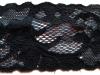 2m elastische Spitze in schwarz Fb4000 -  5cm