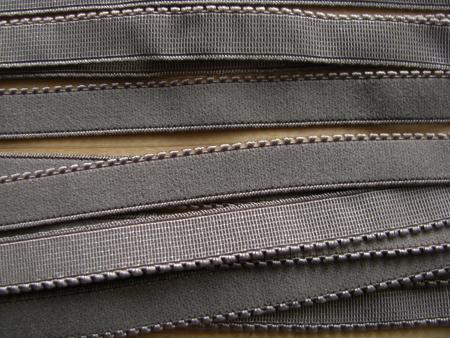 6m Unterbrustgummi in taupe Fb0399 - 10mm inkl. Zackenkante