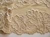 1m elastische Spitze in savanne Fb0379 -14cm