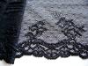 1m elastische Spitze in schwarz Fb4000 -16cm