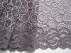 1m elastische XL-Spitze in dunklem silber-grau Fb0343 -22cm
