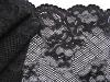 1m elastische Spitze in schwarz Fb4000 -19,5cm