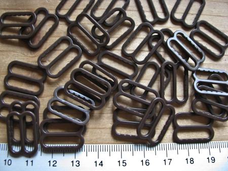 8 Schieber in negro-braun Fb1002 - 16mm