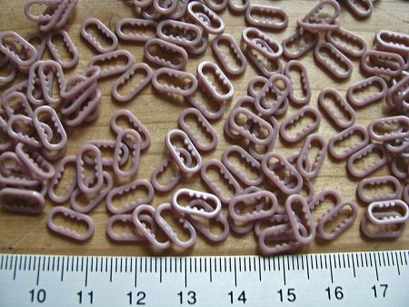 8 Stk Versteller/statt Ringe in hellem rosenholz Fb0284 - 8mm