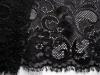 1m XL-elastische Wimpern-Spitze in schwarz Fb4000 - 27cm