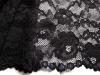 1m elastische XL-Spitze in schwarz Fb4000 - 21cm