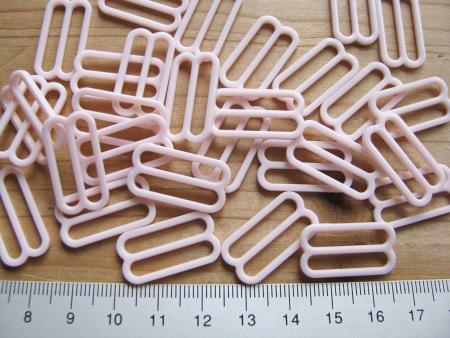 8 Stk Schieber in pastell-rosa Fb0082 - 20mm