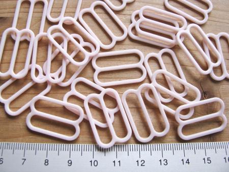 8 Stk Schieber in pastell-rosa Fb0082 - 21mm