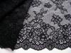 1m elastische XL-Spitze in schwarz Fb4000 - 21cm