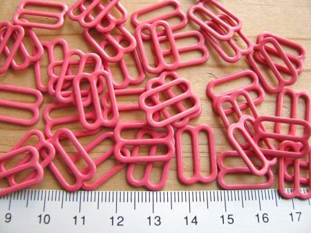 8 Schieber Metall in altrosa Fb0867 - 17mm