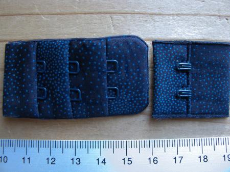 BH-Verschluss/zweifärbig "Galaxi" in navy-blau Fb0805...
