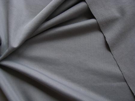 1m quer-elast. Cotton-PES-Wirkware in d.silber-grau Fb0343 - 1,40m