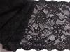 1m elastische Spitze in schwarz Fb4000 - 19cm