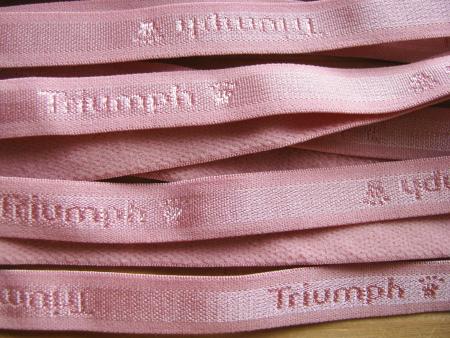 5m Satin-Träger-Gumm "Triumph" in h.rosè Fb0156 - 12mm