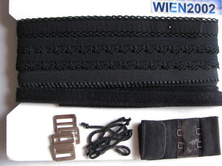 Kurzwarenpaket in schwarz