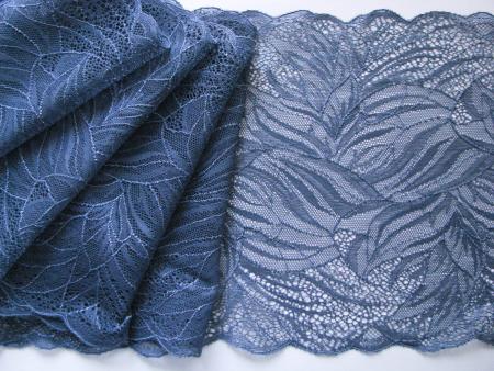 1m elastische Spitze in quellen-blau Fb0583-19cm