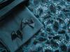 1 Pkt. Materialpaket "Midnight-Flowers" Spitzenslip