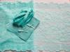 1 Pkt. Materialpaket "Light Tourquoise" Spitzenslip