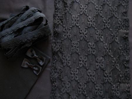 1 Pkt. Materialpaket "Black Velvet" - Slipset