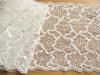 1m elastische Spitze in ecru/ein Hauch von creme Fb1451 -19cm