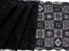 1m elastische Spitze in schwarz Fb4000 - 18cm