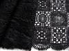 1m elastische Spitze in schwarz Fb4000 - 18cm