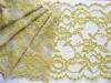 1m bestickte, elastische XL-Spitze "Golden Memorie" -23,5cm