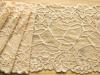 1m elastische Spitze in sahara-gold/goldiges beige Fb1163 -  14,5cm