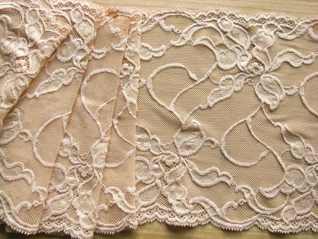 1m elastische Spitze in puder Fb0260 - 20cm