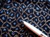 1m elastische "Leo" Jacquardallover-Spitze in schwarz Fb4000... - 1,40m