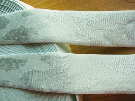 4m Bundgummi/Sport-BH`s in mint Fb0407 - 30mm