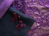 1 Pkt. Materialpaket "Violett Dreams" Spitzenslip