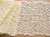 1m elastische Spitze in jasmin Fb0781-  14cm