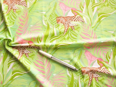 1m Stretch-Jersey "Jungle-Look" - 1,40m