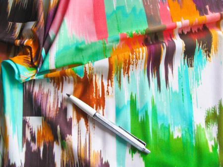 1m bi-elastische Microfaser "Brush stroke" - 1,40m