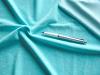 1m bi-elastisches Mischgewebe in pool-türkis - 1,40m