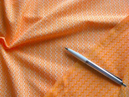 1m bi-elastisches Mischgewebe in grellem jaffa/orange Fb1335... - 1,40m