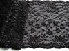 1m elastische Spitze in schwarz Fb4000 - 14,5cm