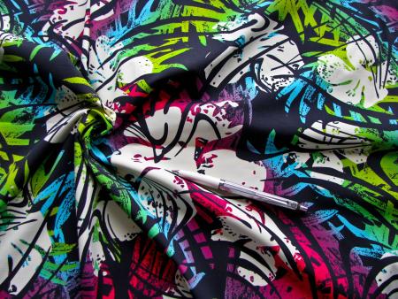 1m bi-elastische Microfaser/Lycra "Art Design" - 1,40m