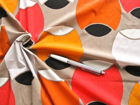 1m bi-elastische Microfaser/Lycra "Retro-Look" - 1,40m