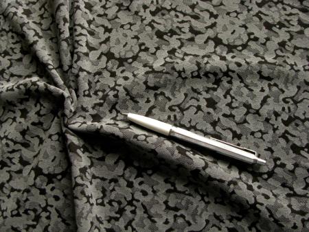 1m bi-elastisches Mischgewebe in Grautönen/schwarz Fb4000 - 1,40m