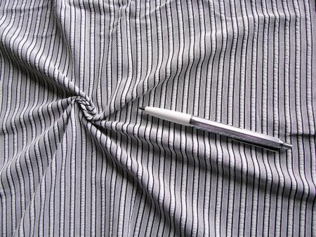 1m bi-elastisches Mischgewebe in weiß/schwarz Fb2000... - 1,40m