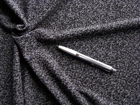 1m bi-elastisches Mischgewebe in schwarz/grau Fb4000 - 1,40m