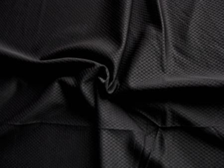 1m bi-elastischer Futterstoff, zart gemustert in schwarz Fb4000 - 1,40m
