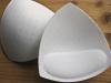 1 Paar BH-Körbchen/Schalen/Push-Up-Effekt und Lochung in rein-weiß Fb2000 - Gr.M